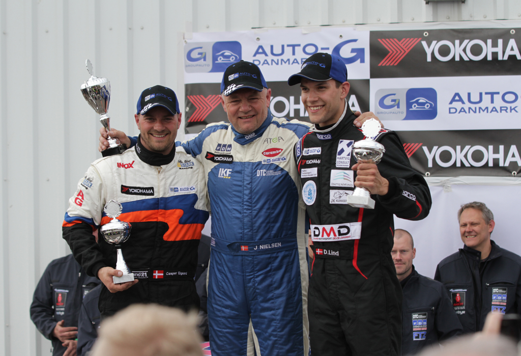 John Nielsen, Dennis Lind og Casper Elgaard
(Foto: Motorsporten.dk)